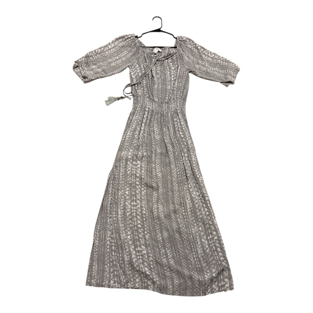 LASCANA for VENUS Boho Maxi Dress 100% Modal Tassel Tie XS - Picture 1 of 7